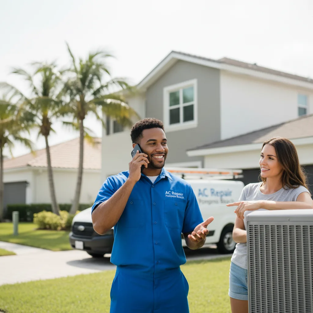 AC Repair Pompano Beach customer support in Christopher